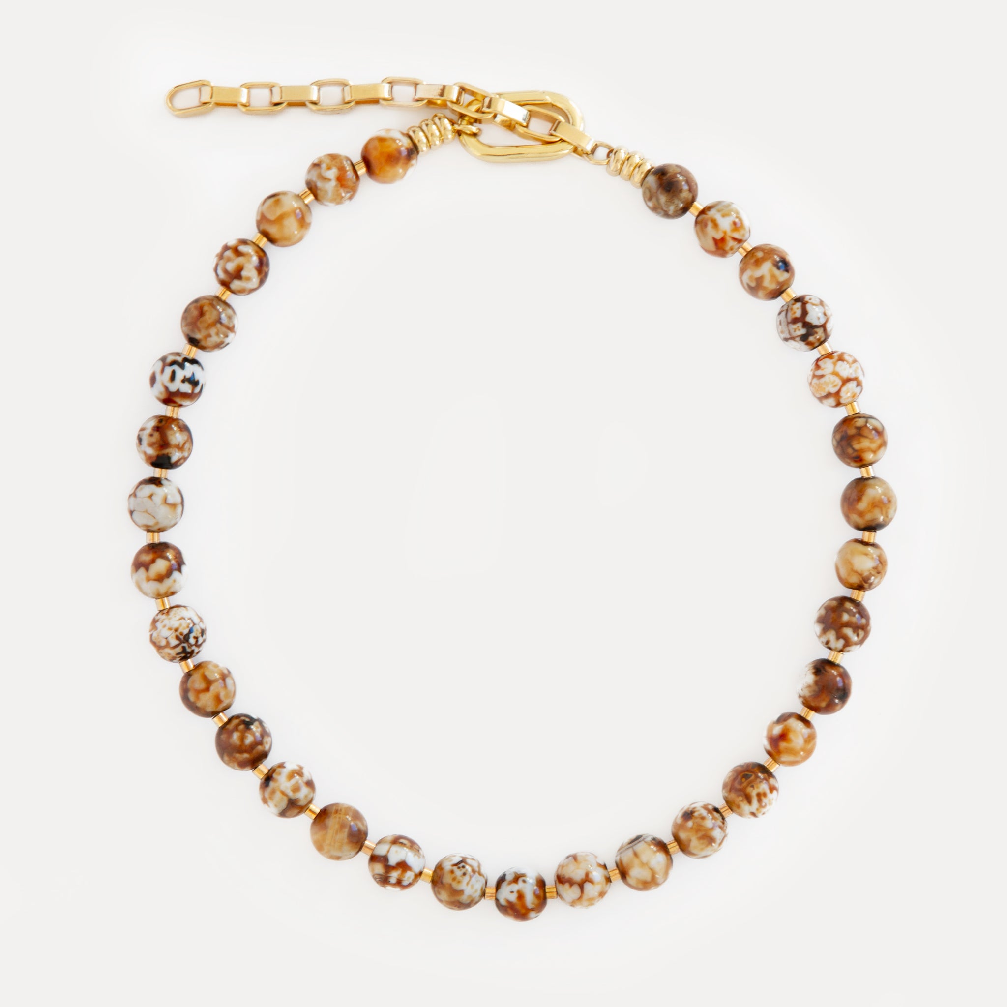 COFFEE CARAMEL NECKLACE