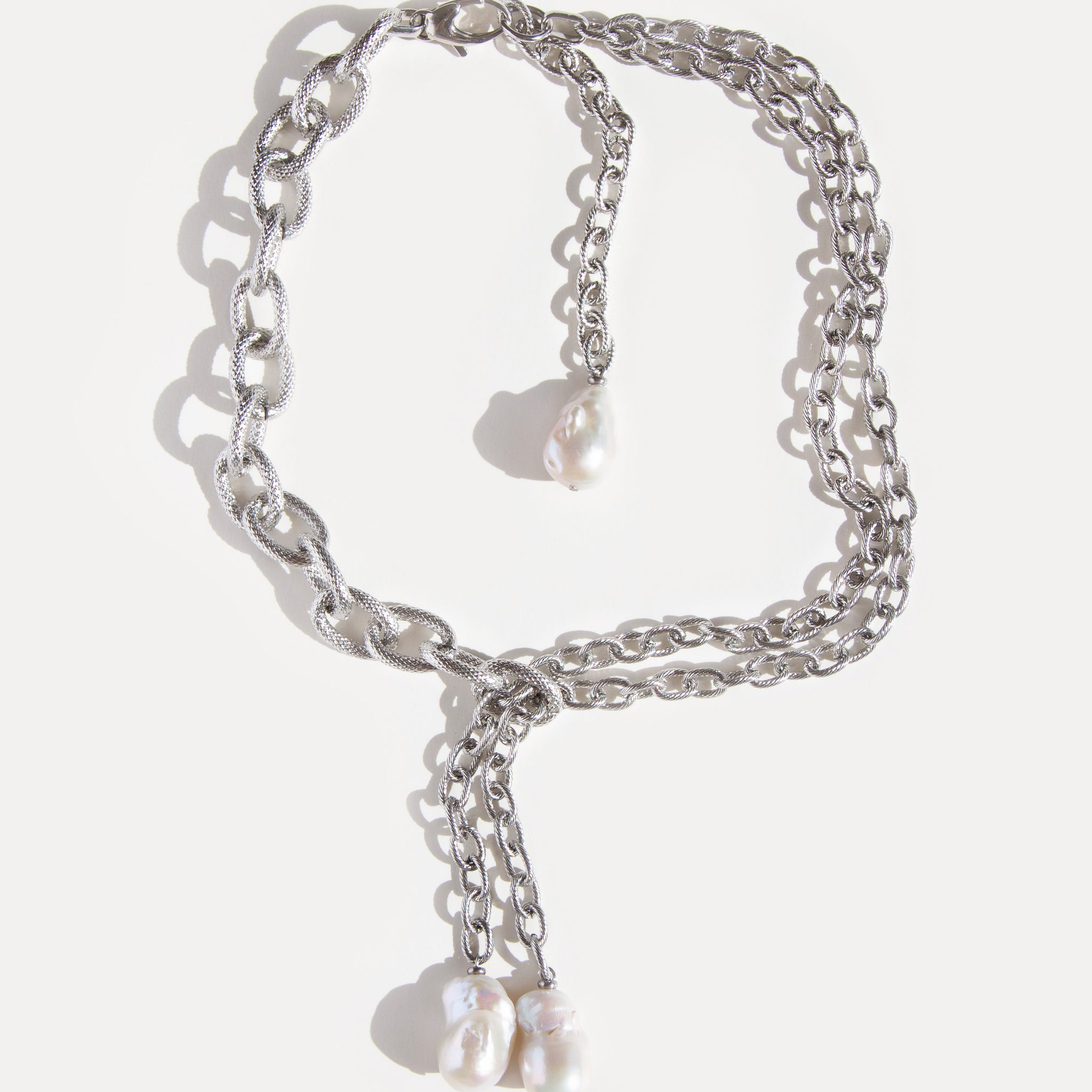 SILVER RAIN NECKLACE