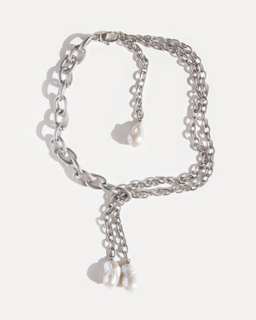 SILVER RAIN NECKLACE